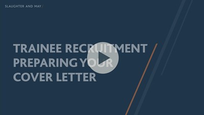 Preparing your cover letter
